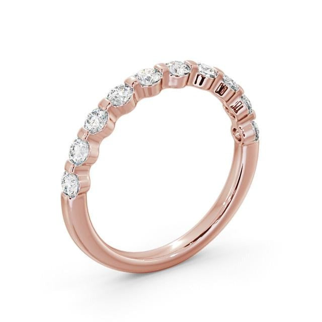 Mae Half Eternity Round Lab Diamond Tension Set Ring